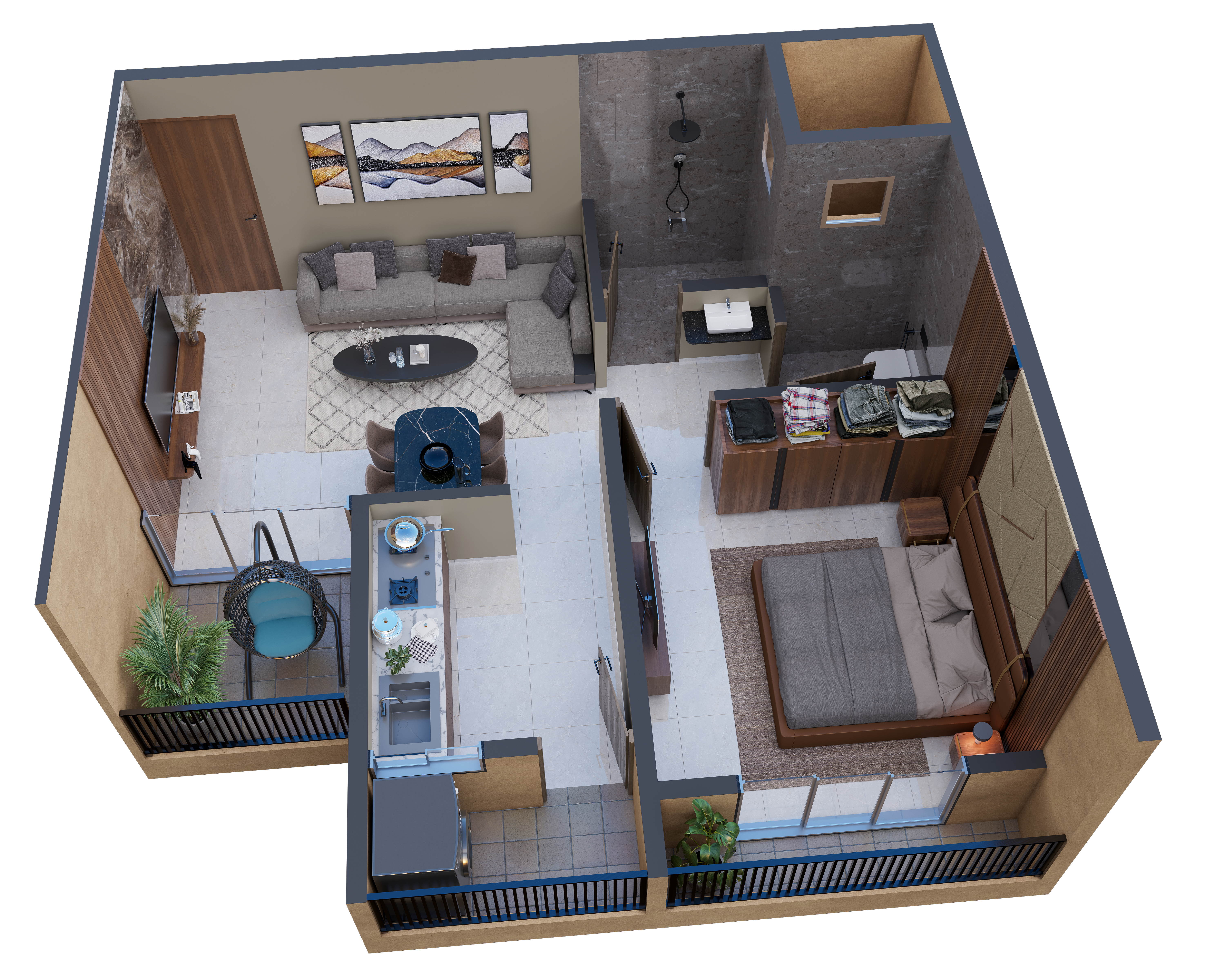 Krishna Towers Silvassa | 1 BHK Flats for Sale