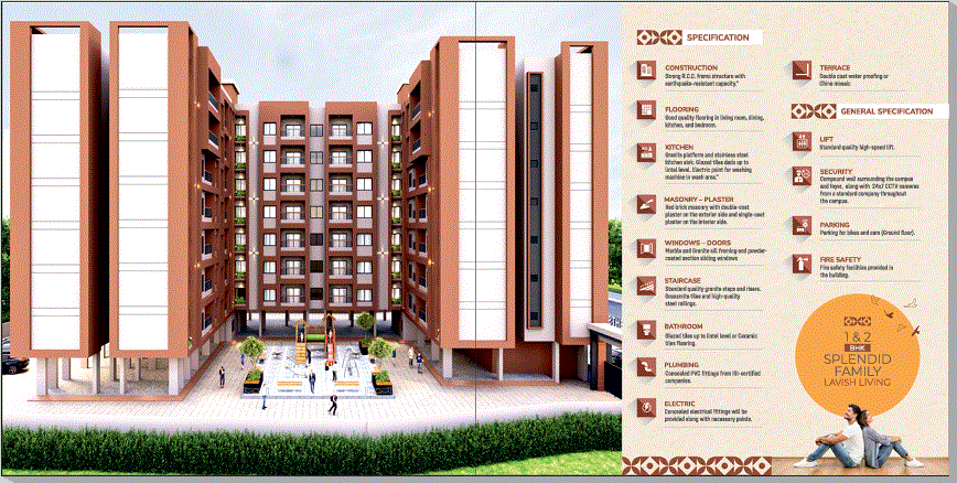 Akar Heights -2 BHK Flats in Naroli