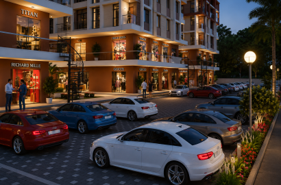 Sun Crystal 1, 2, and 3 BHK Luxurious Flats & Commercial Shops & Offices