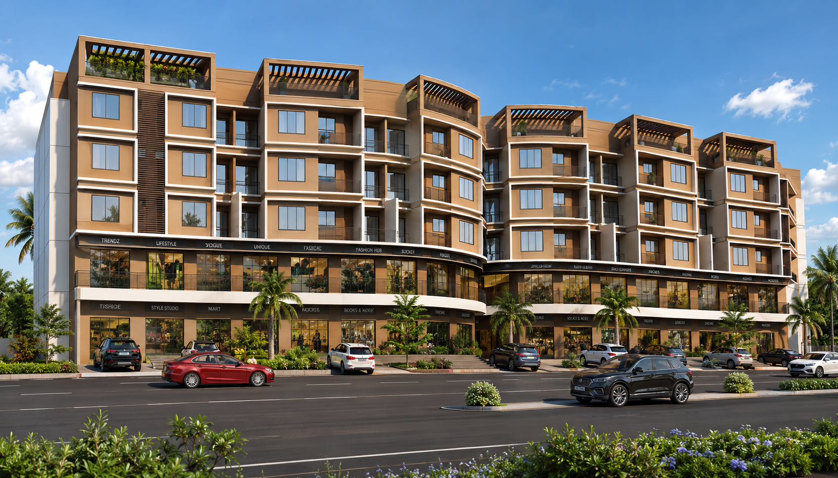 Amazonia Greens 2 and 3 BHK  Apartment and Shops