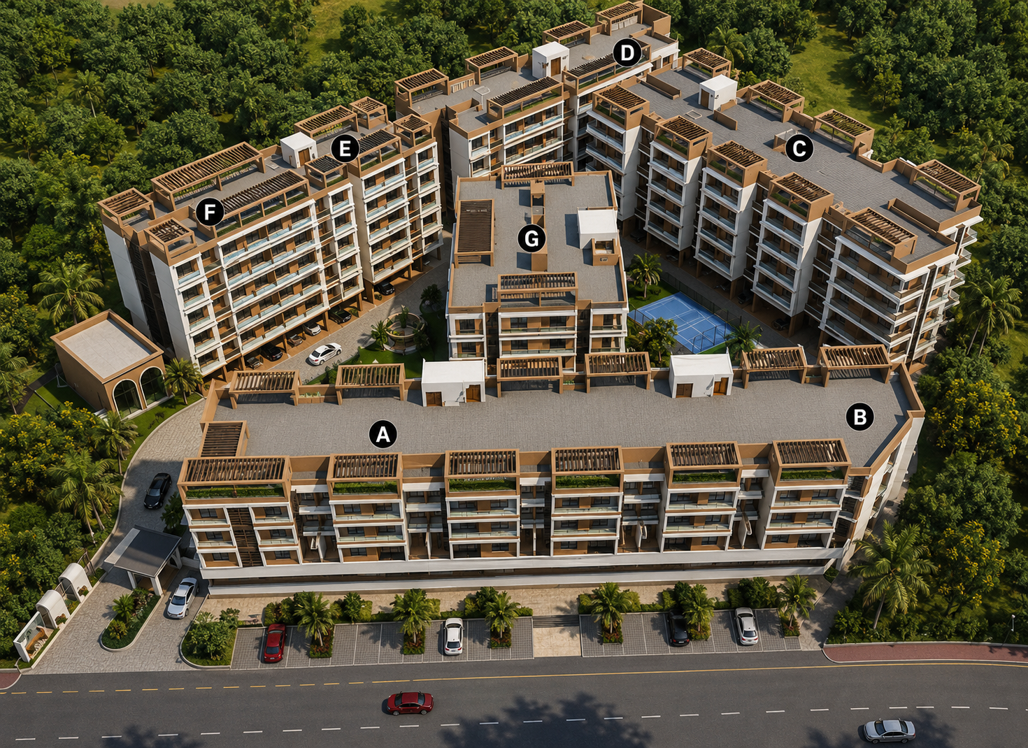Amazonia Greens 2 and 3 BHK  Apartment and Shops
