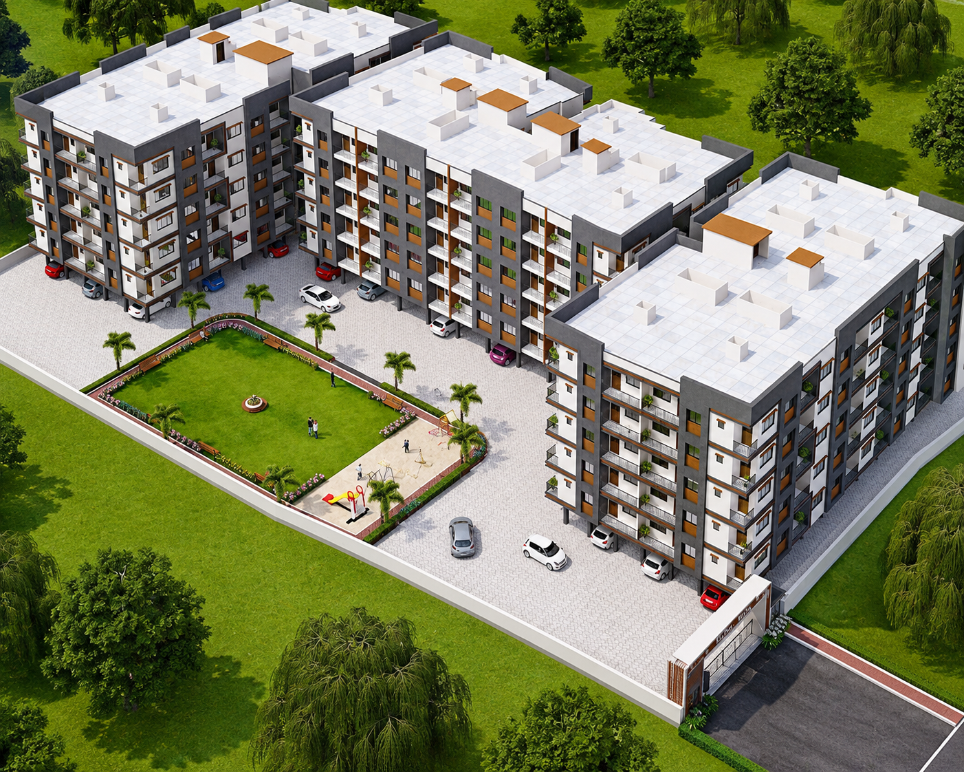 Madhav Vatika  1 BHK Flats in Chanod, Vapi