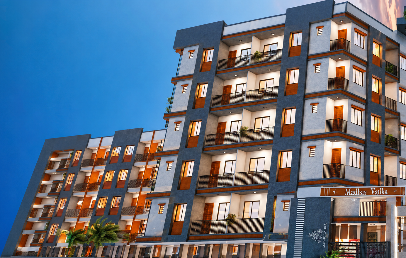 Madhav Vatika  1 BHK Flats in Chanod, Vapi