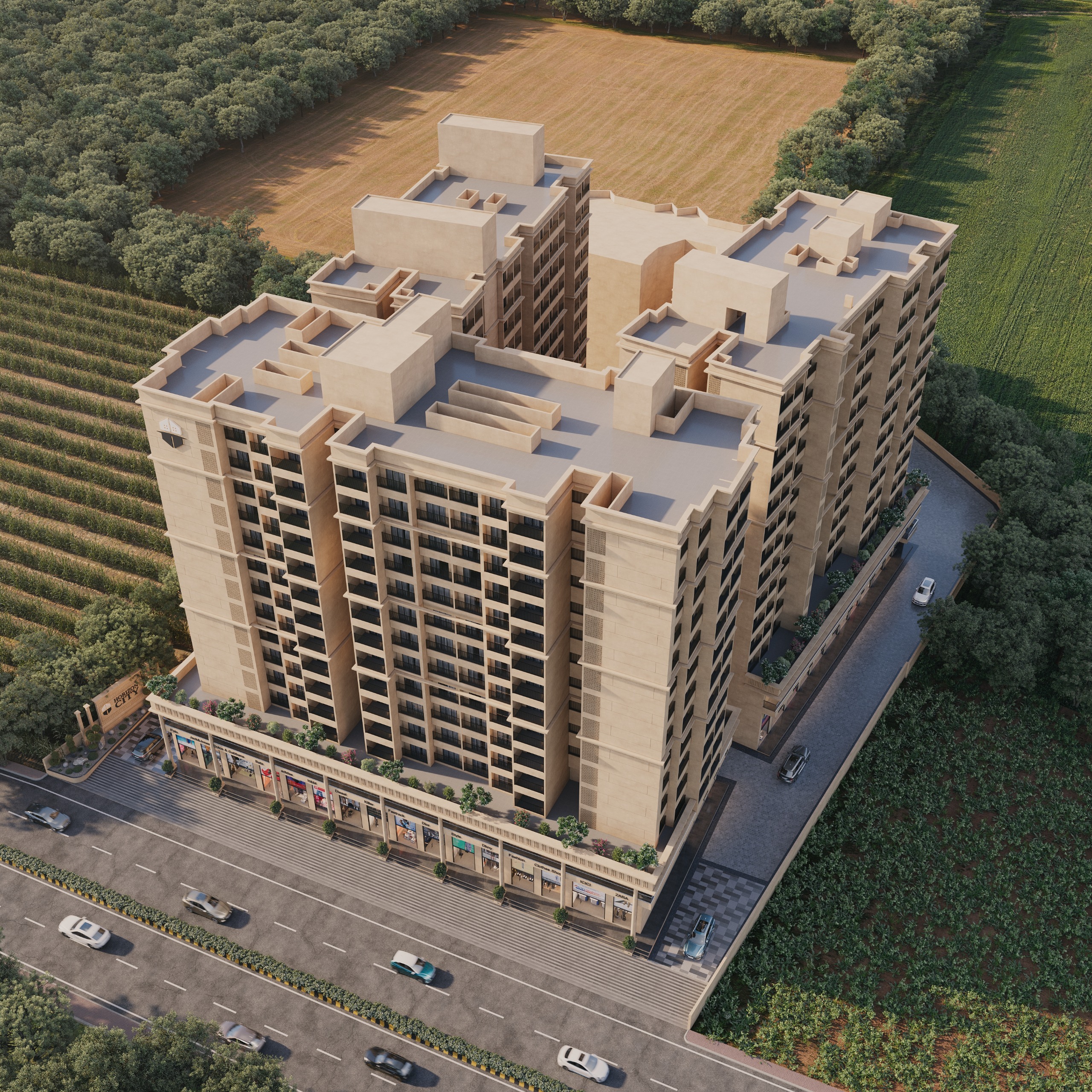Horizon City - 1& 2 BHK Flats And Shops Silvassa