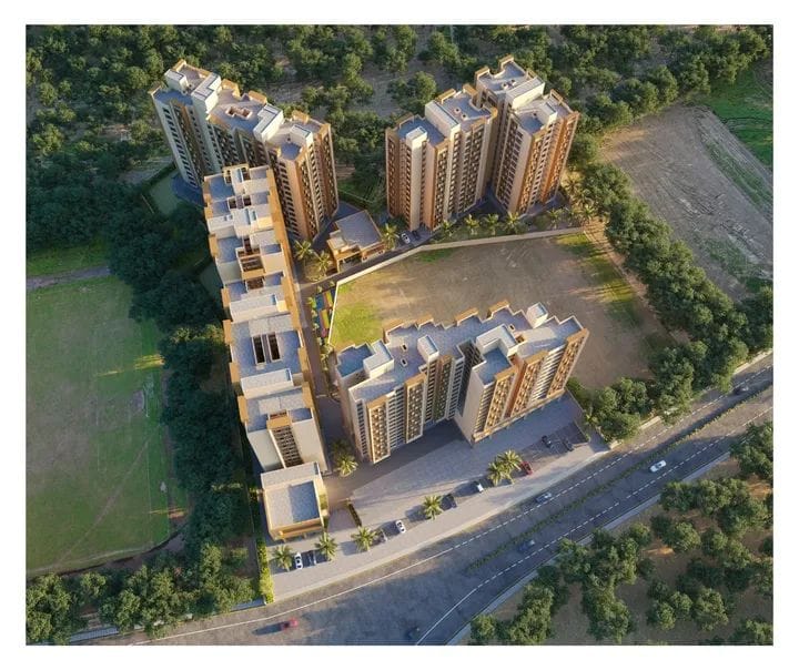 Krishna Towers Silvassa | 1 & 2 BHK Flats for Sale